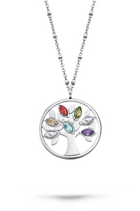 Lotus necklace TREE OF LIFE